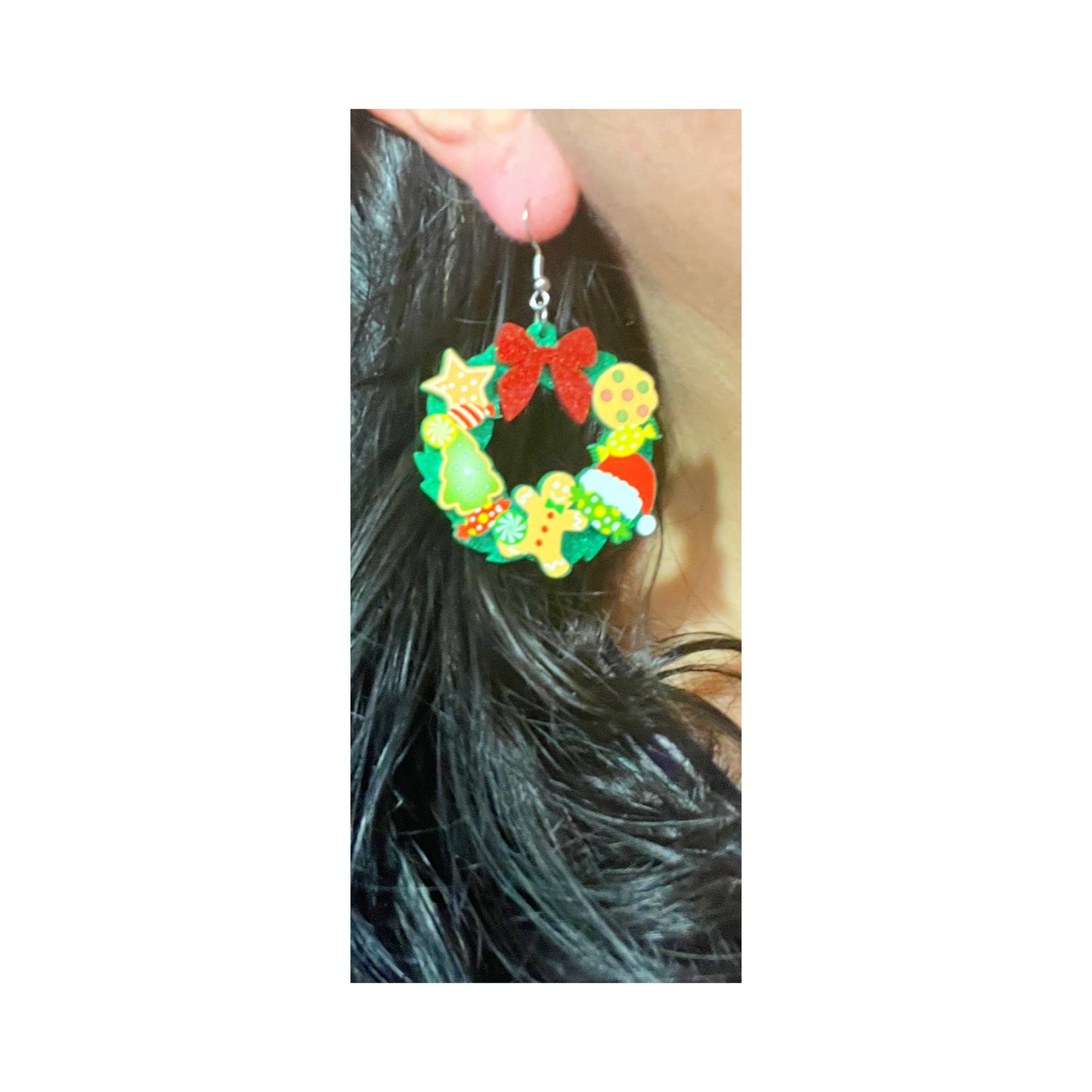 Sparkle Wreath Drop Earrings