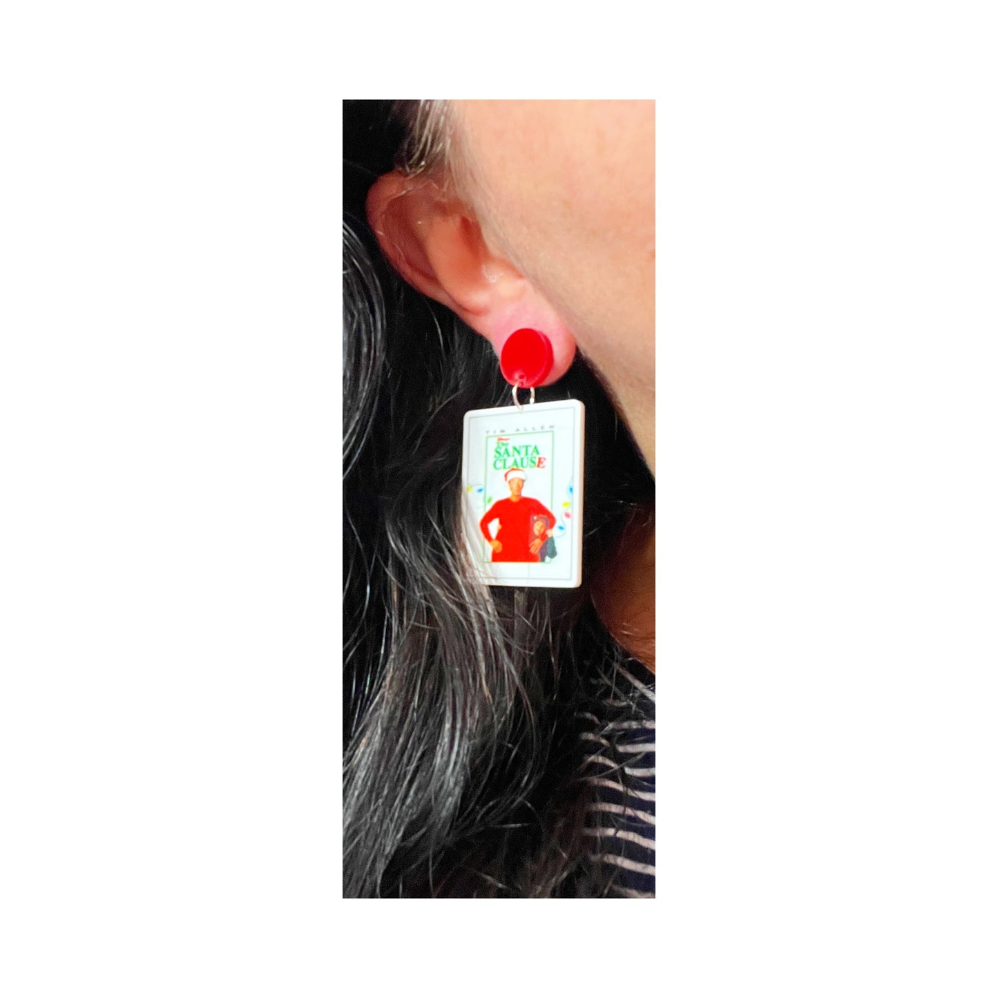 The Santa Clause Movie Drop Earrings