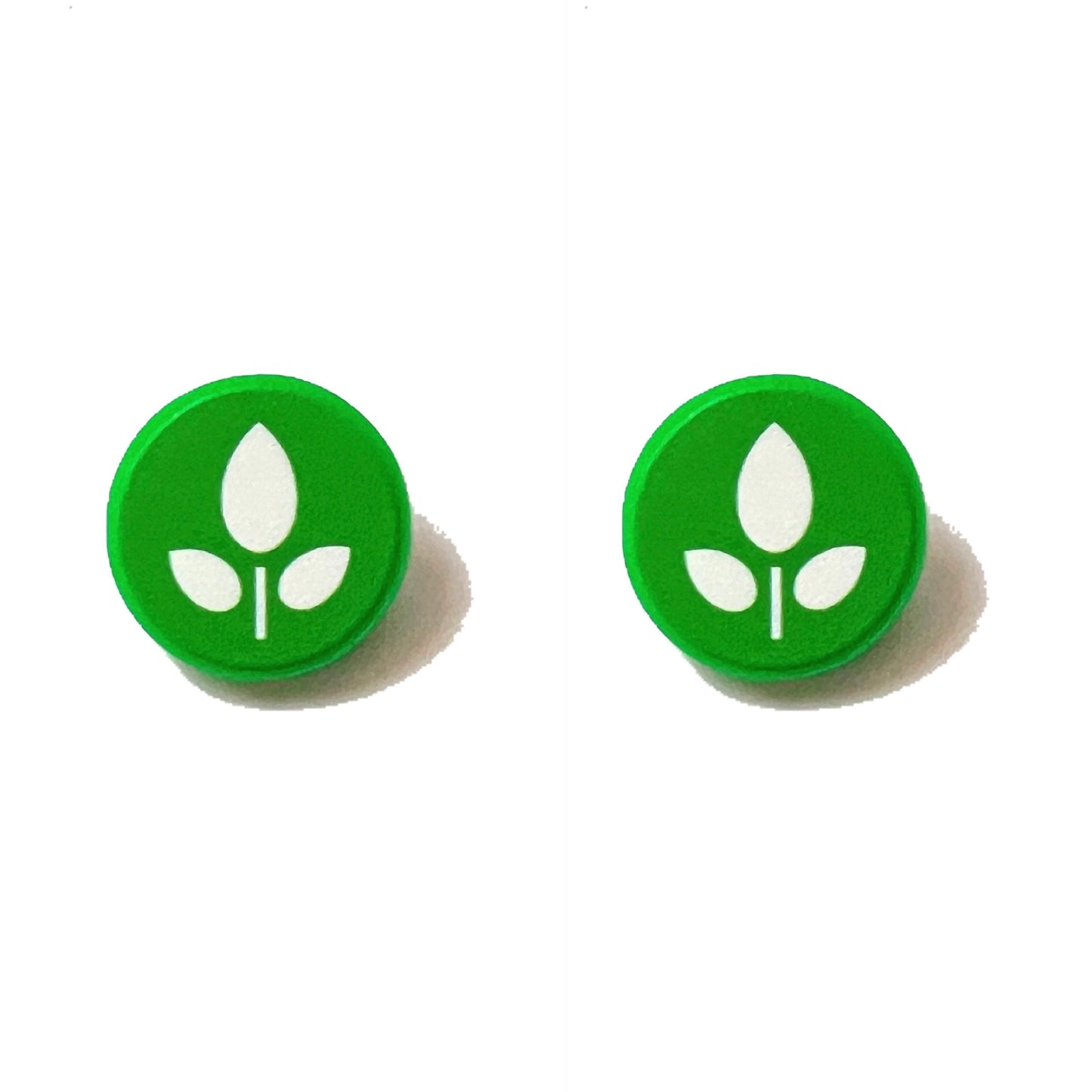 Plant Symbol Acrylic Post Earrings
