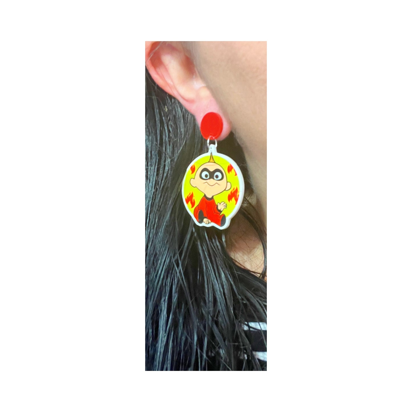 Jack Jack Acrylic Drop Earrings