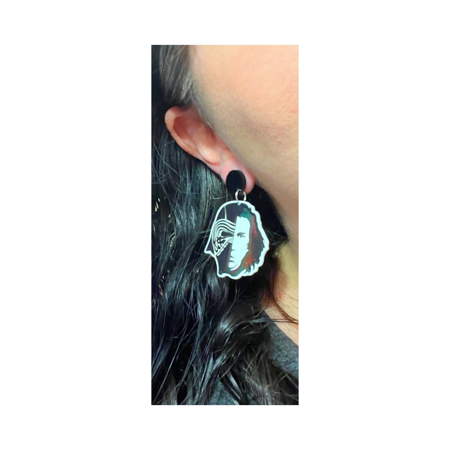 Kylo/Ben Acrylic Drop Earrings