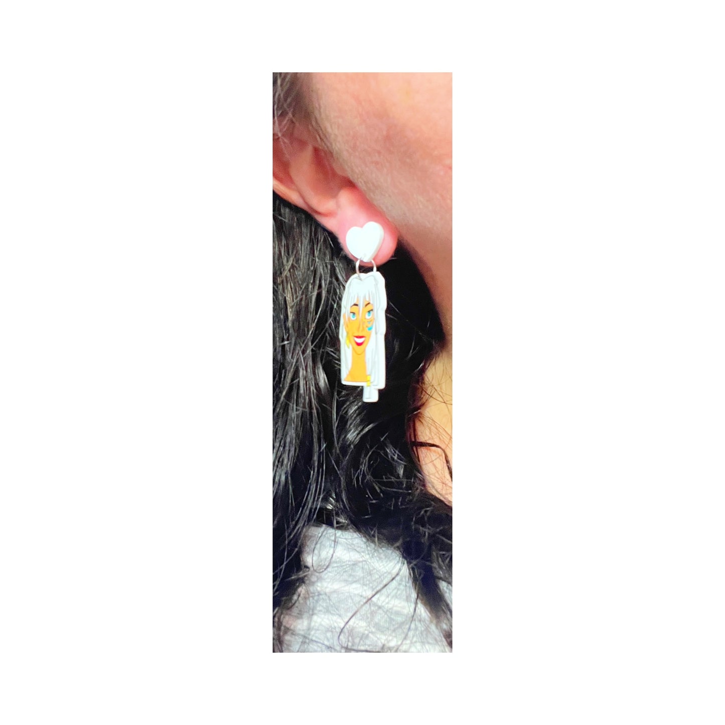 Kida & Milo Atlantis Acrylic Drop Earrings