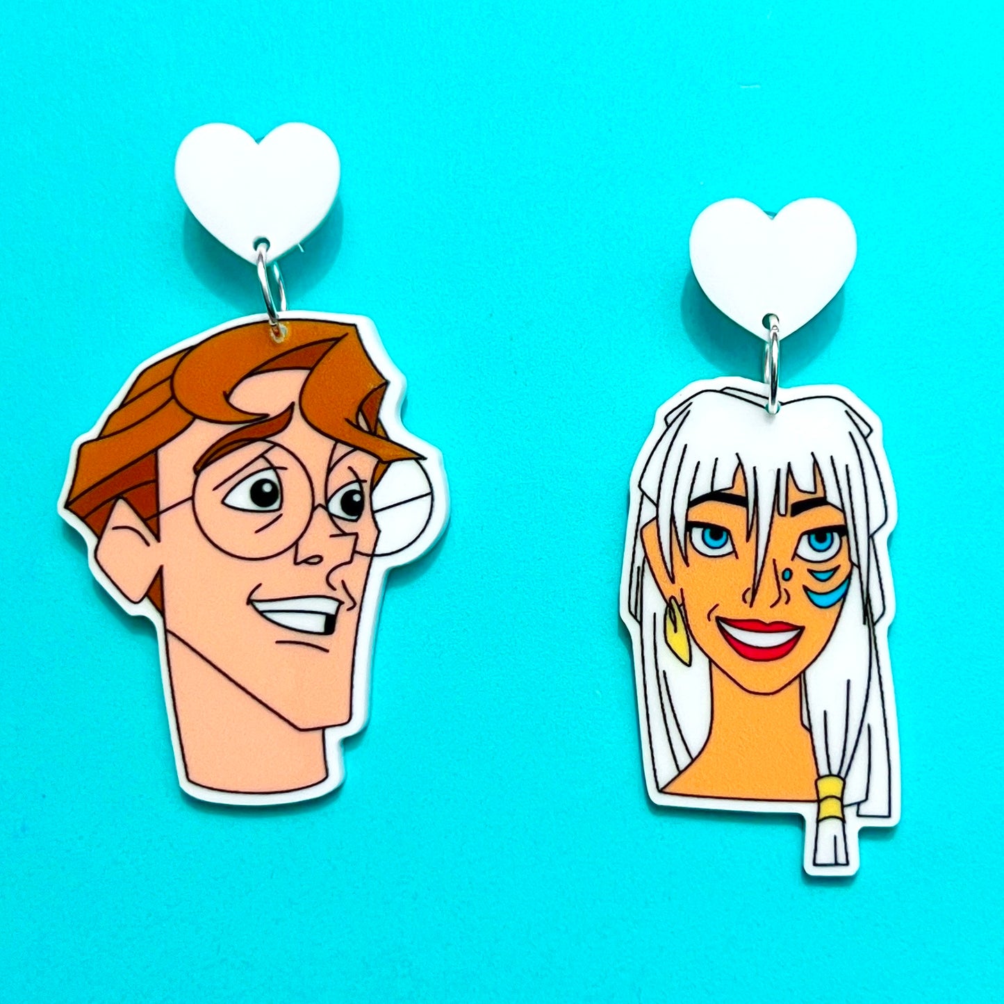 Kida & Milo Atlantis Acrylic Drop Earrings