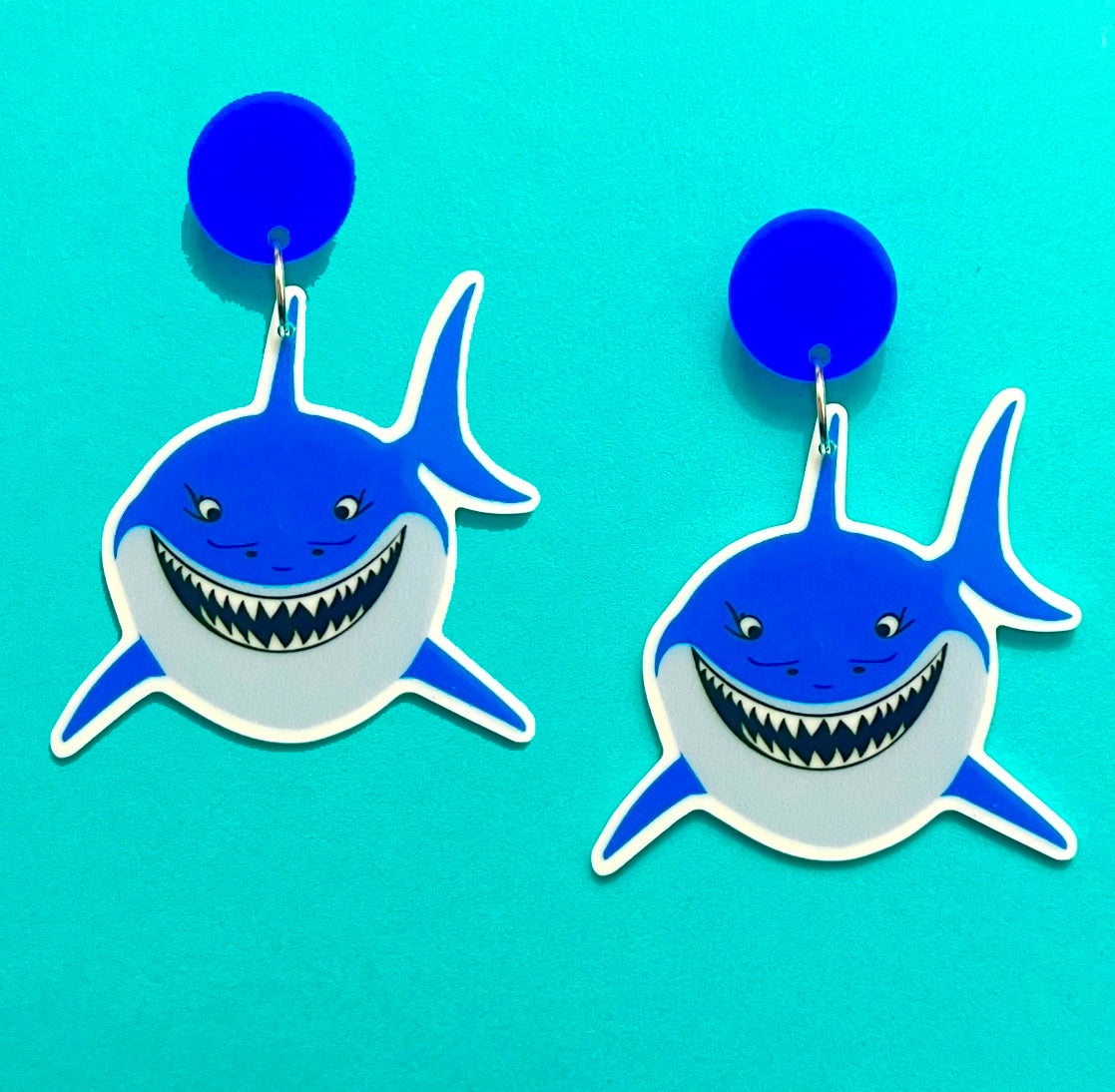 Bruce Acrylic Drop Earrings