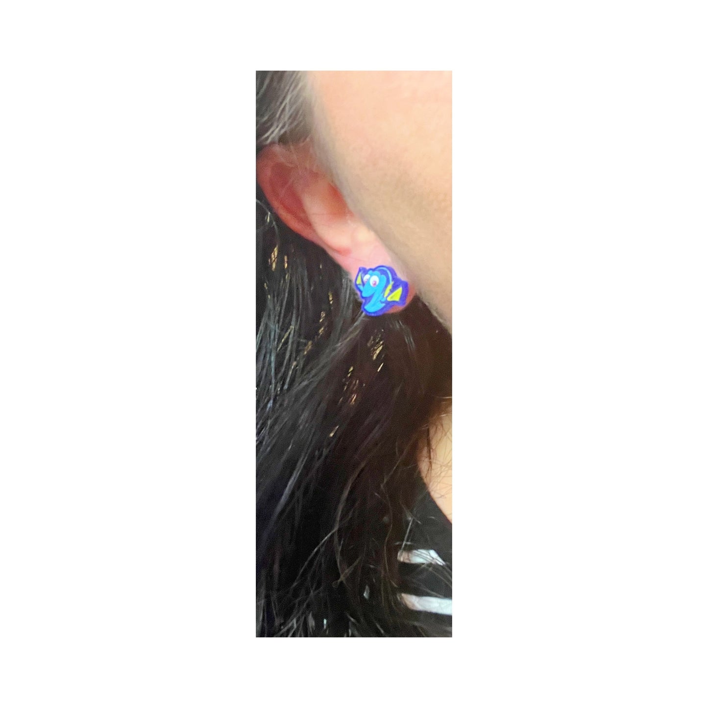 Fish Friends Acrylic Post Earrings