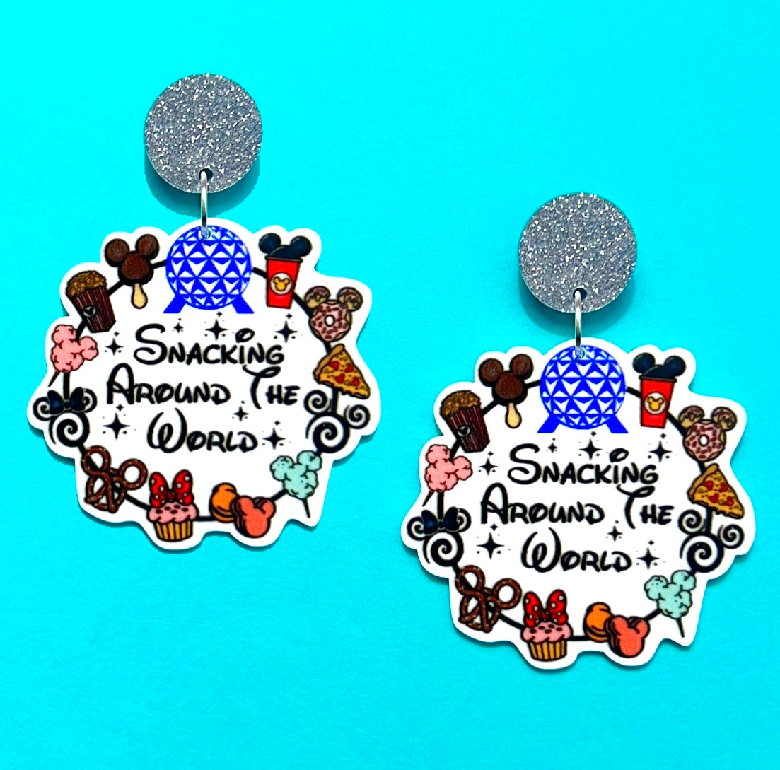Snacking Around The World Drop Earrings