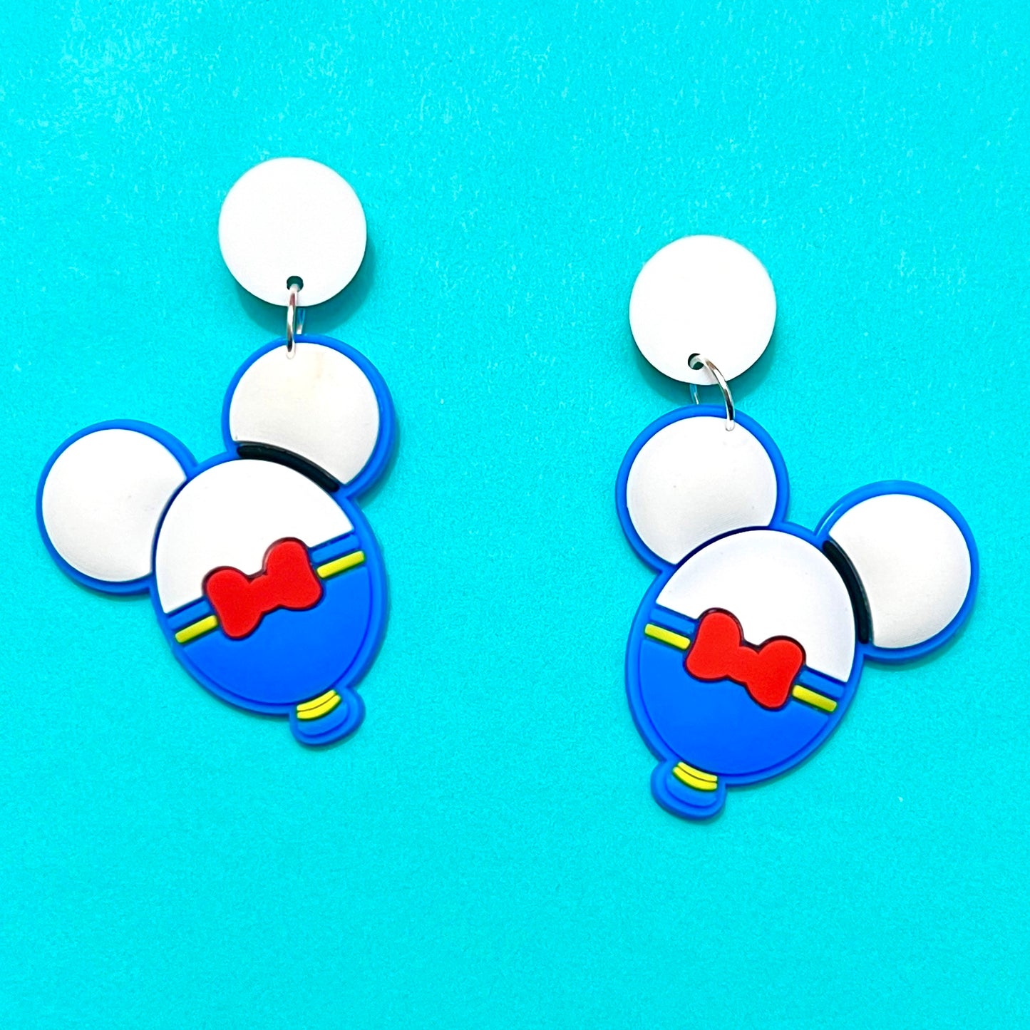 Sailor Duck Mouse Balloon Drop Earrings