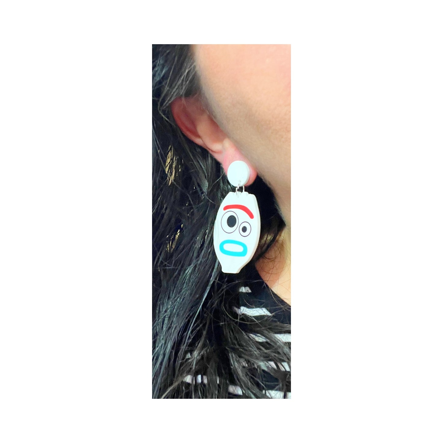 Forky Acrylic Drop Earrings