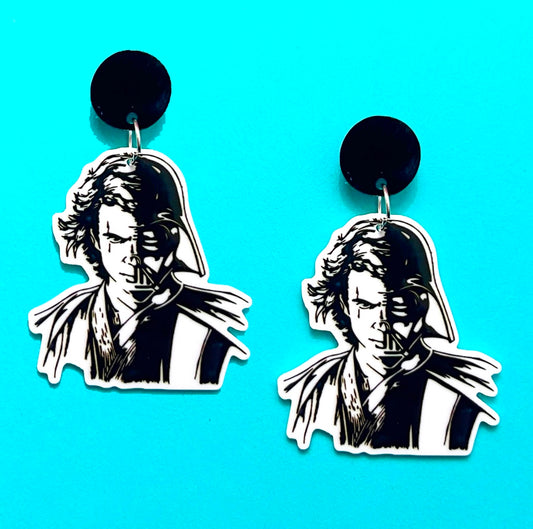 Anakin Vader Acrylic Drop Earrings