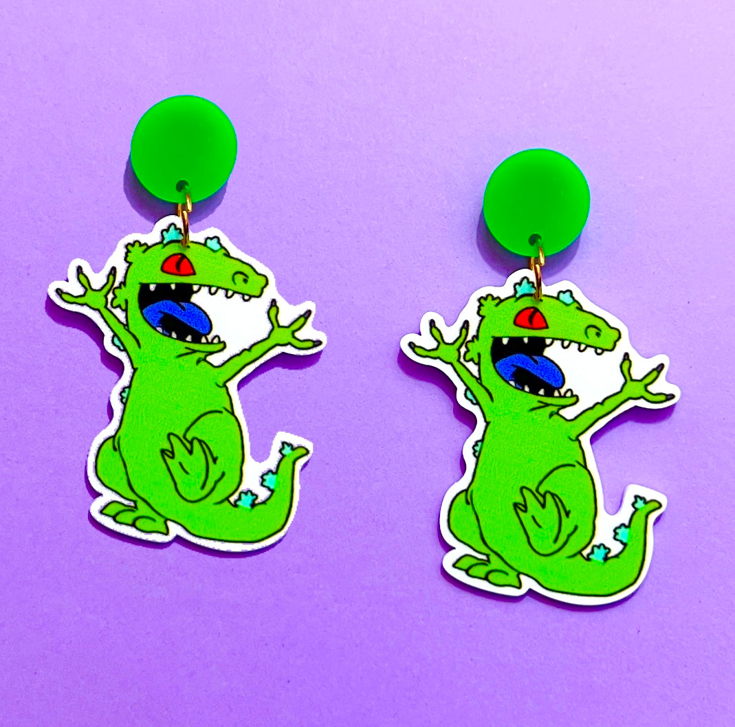 Reptar Drop Earrings