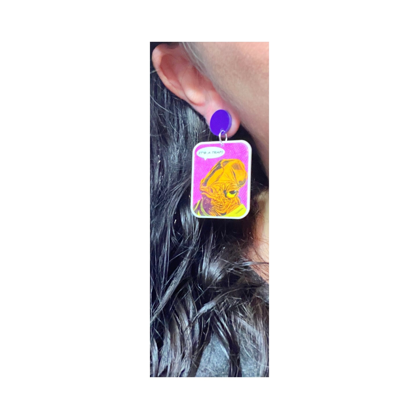 It’s a Trap Acrylic Drop Earrings