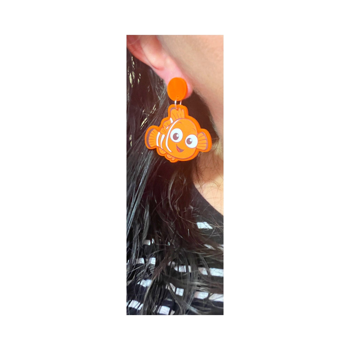 Fish Friends Acrylic Drop Earrings