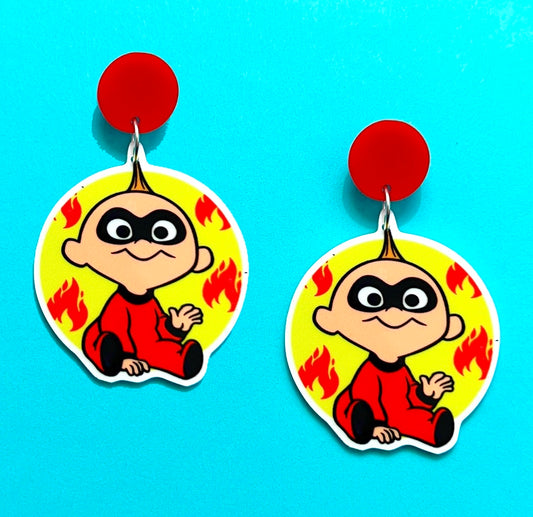 Jack Jack Acrylic Drop Earrings