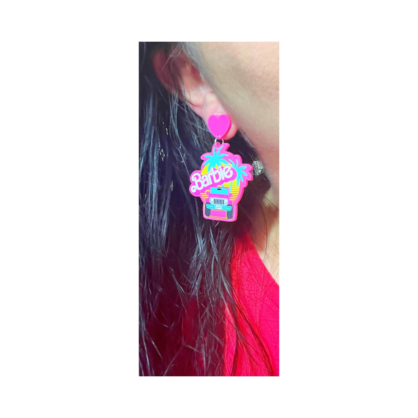 90s Doll Jeep Drop Earrings