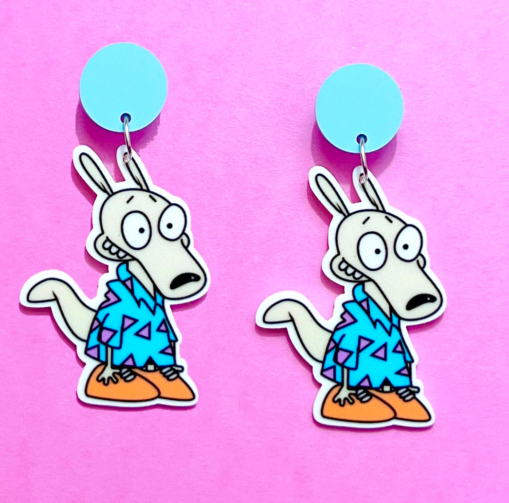 Rocko Acrylic Drop Earrings