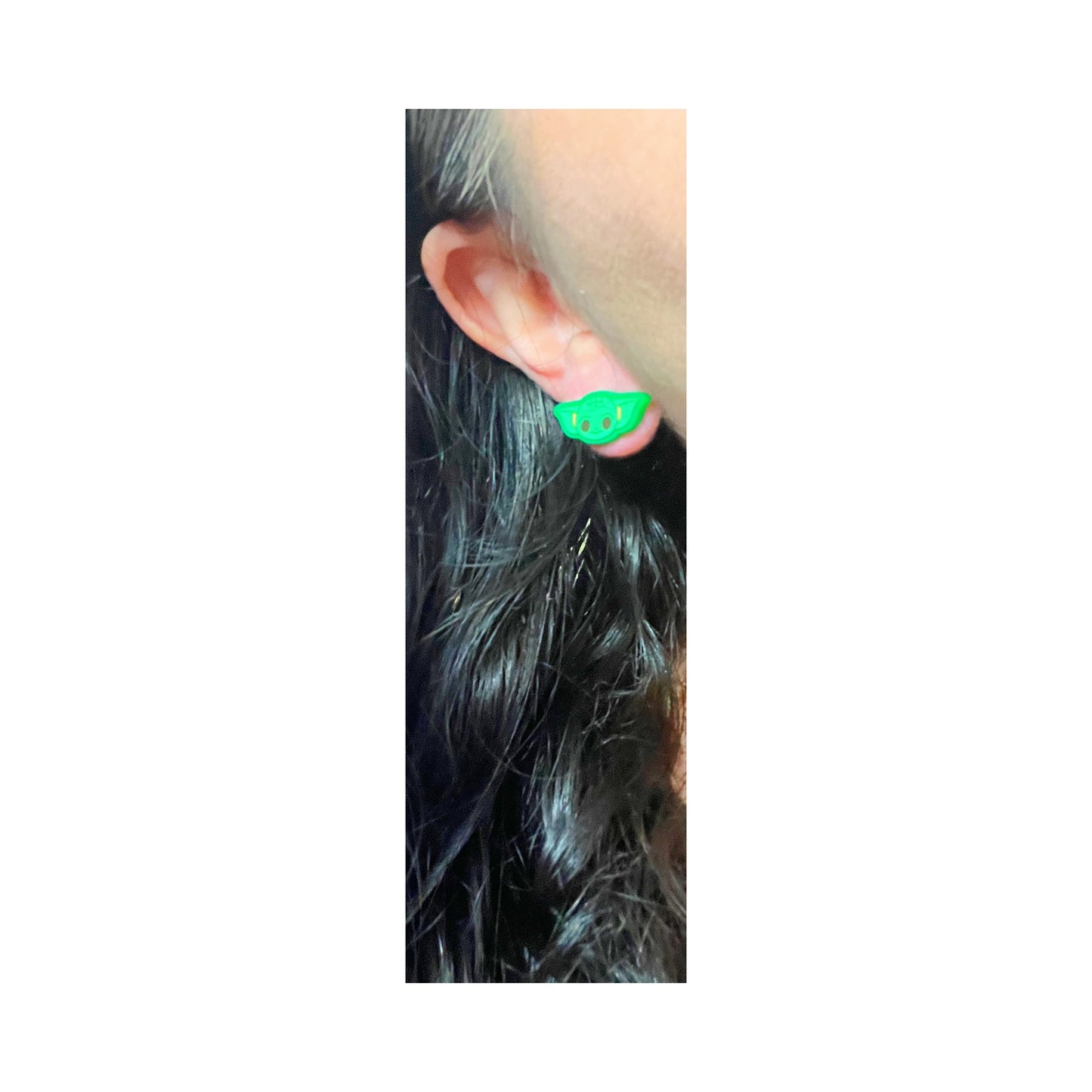 Space Child Acrylic Post Earrings