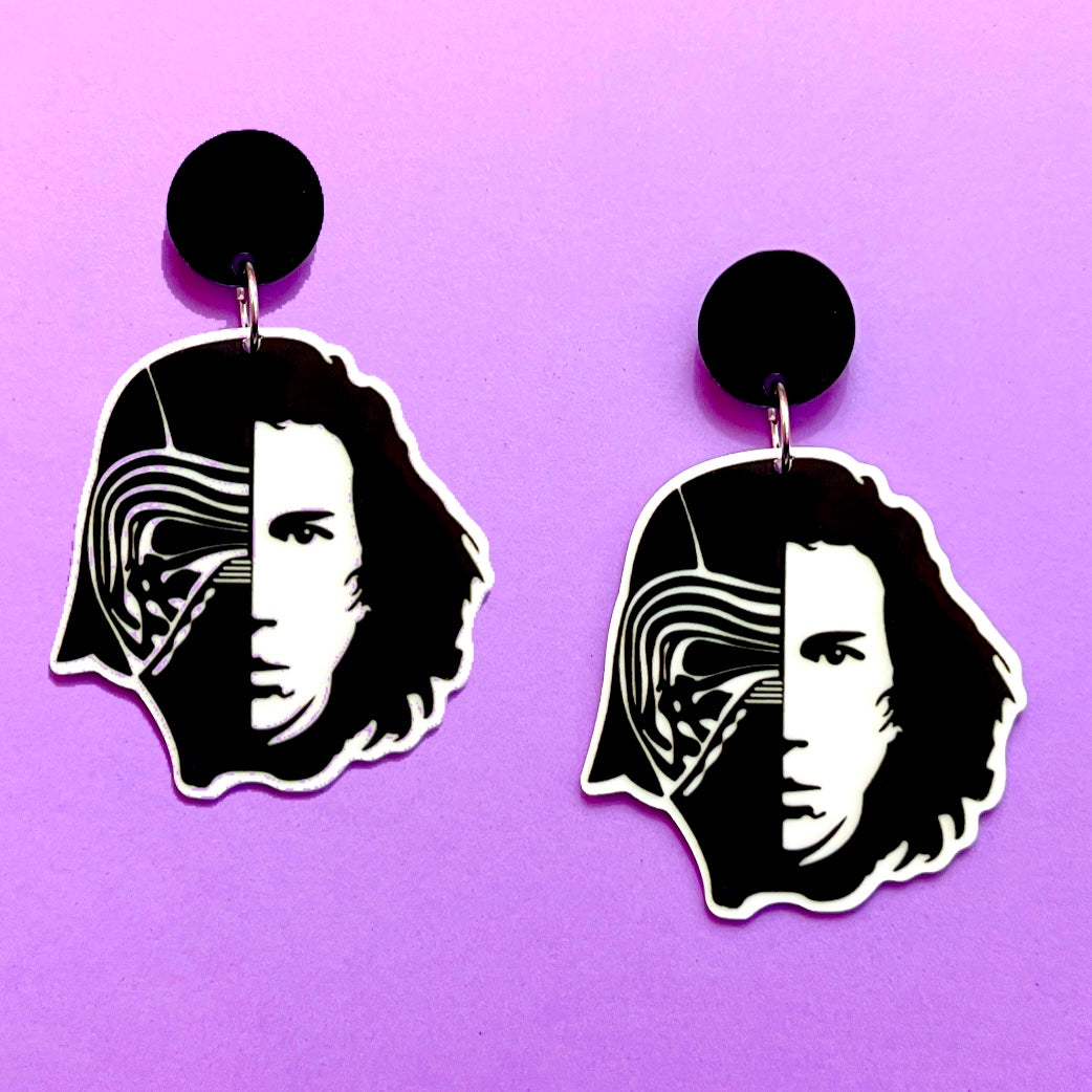 Kylo/Ben Acrylic Drop Earrings