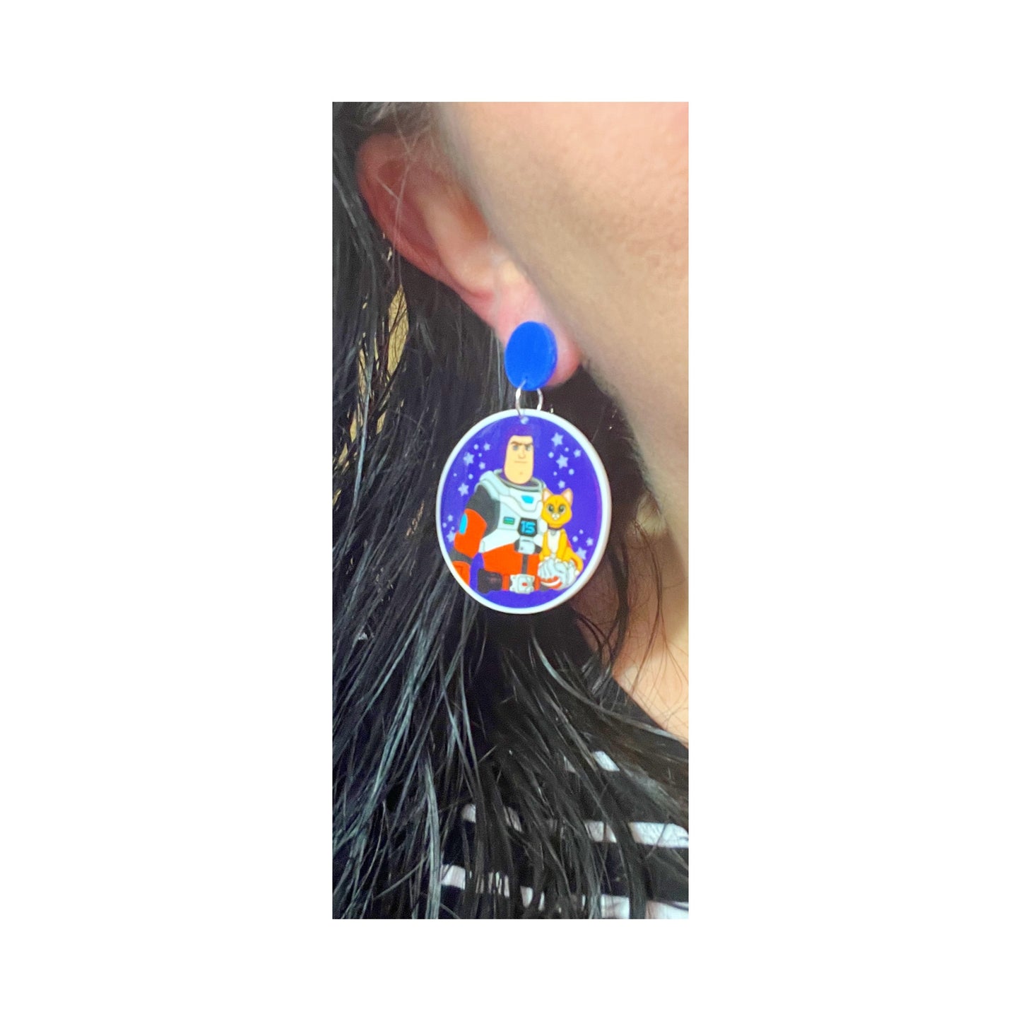 Buzz & Sox Acrylic Drop Earrings