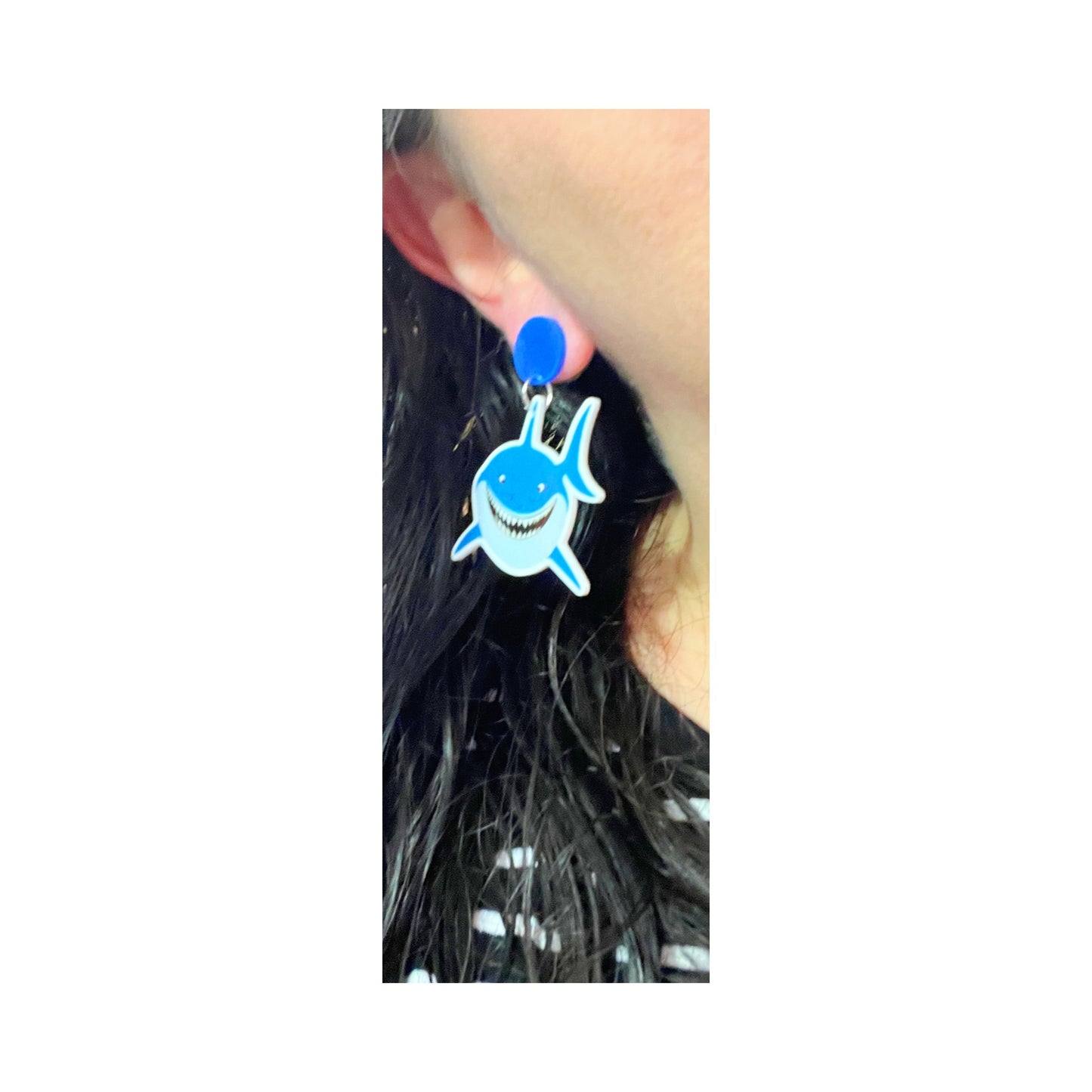 Bruce Acrylic Drop Earrings