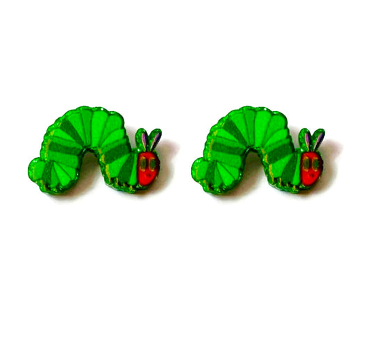 Hungry Caterpillar Post Earrings