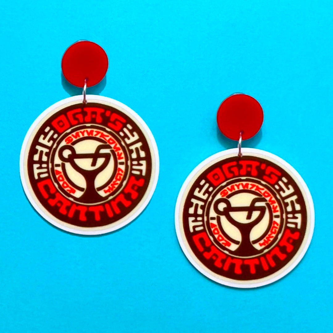 Oga’s Acrylic Drop Earrings