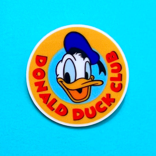 Duck Club Acrylic Brooch Pin