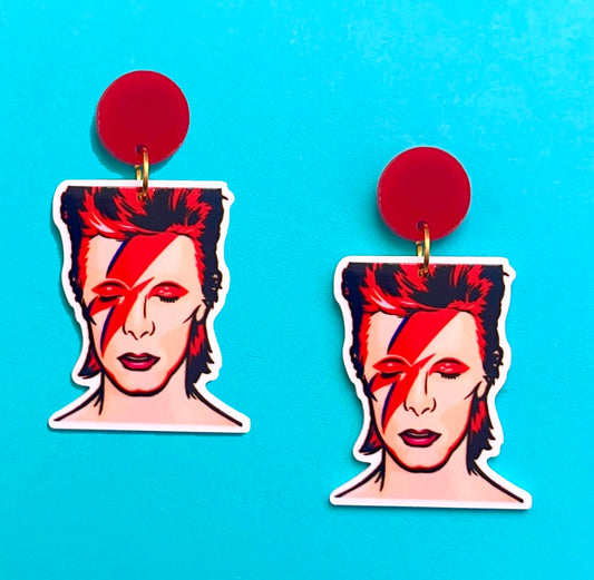 Bowie Acrylic Drop Earrings
