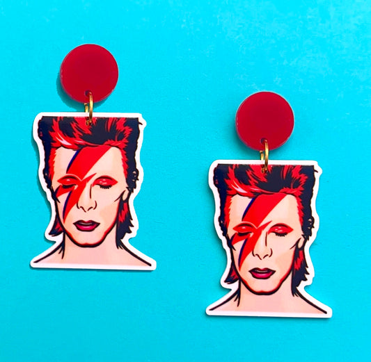 Bowie Acrylic Drop Earrings