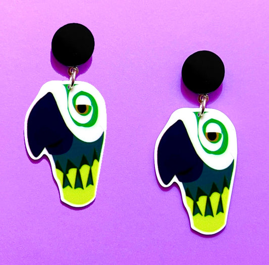 Poppins Parrot Drop Earrings