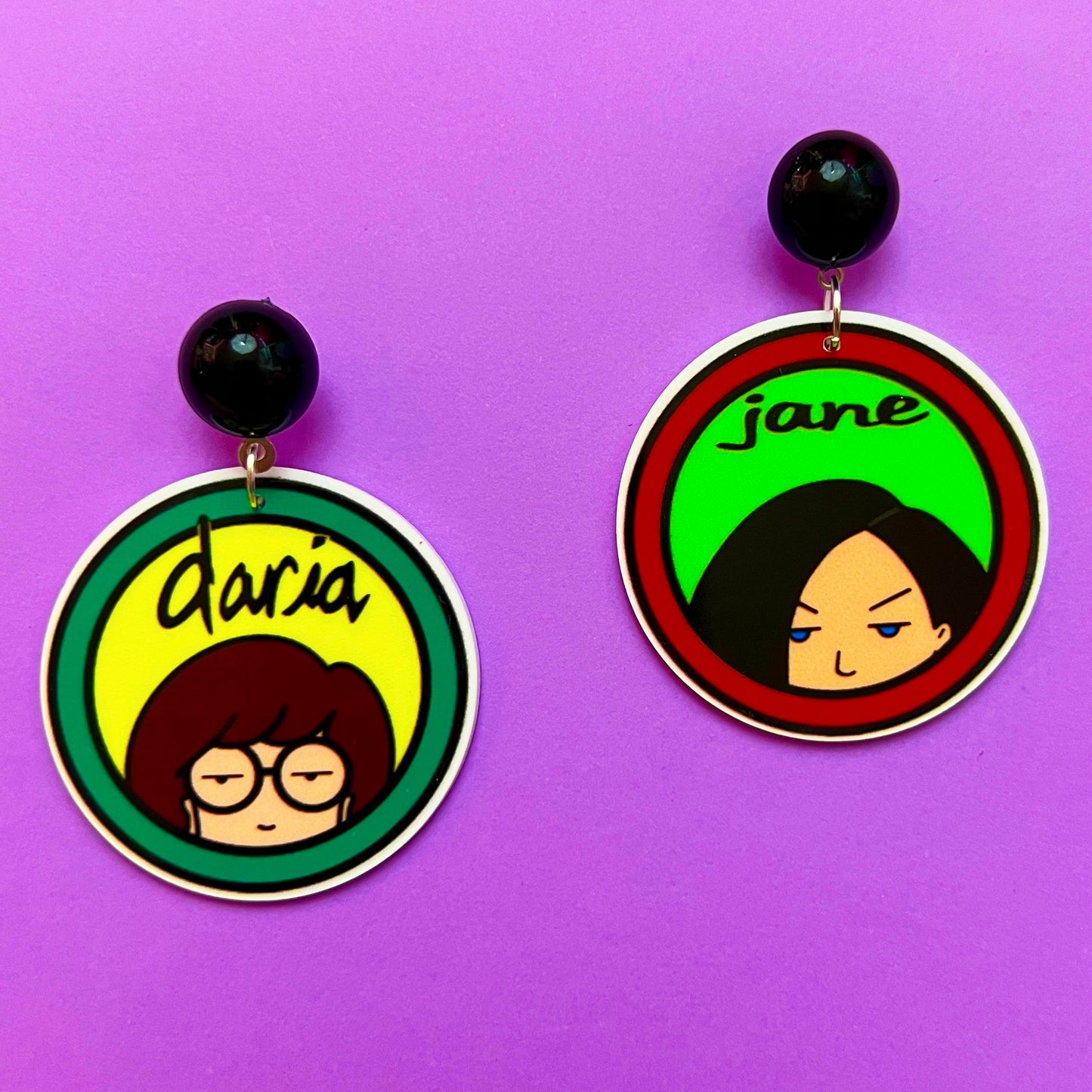 Daria & Jane Acrylic Drop Earrings