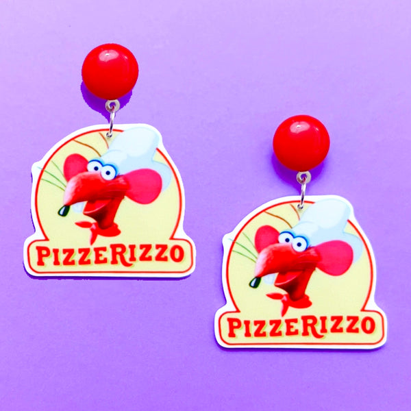 Pizzeria Rizzo Drop Earrings – FemmeDeBloom Jewelry Co.