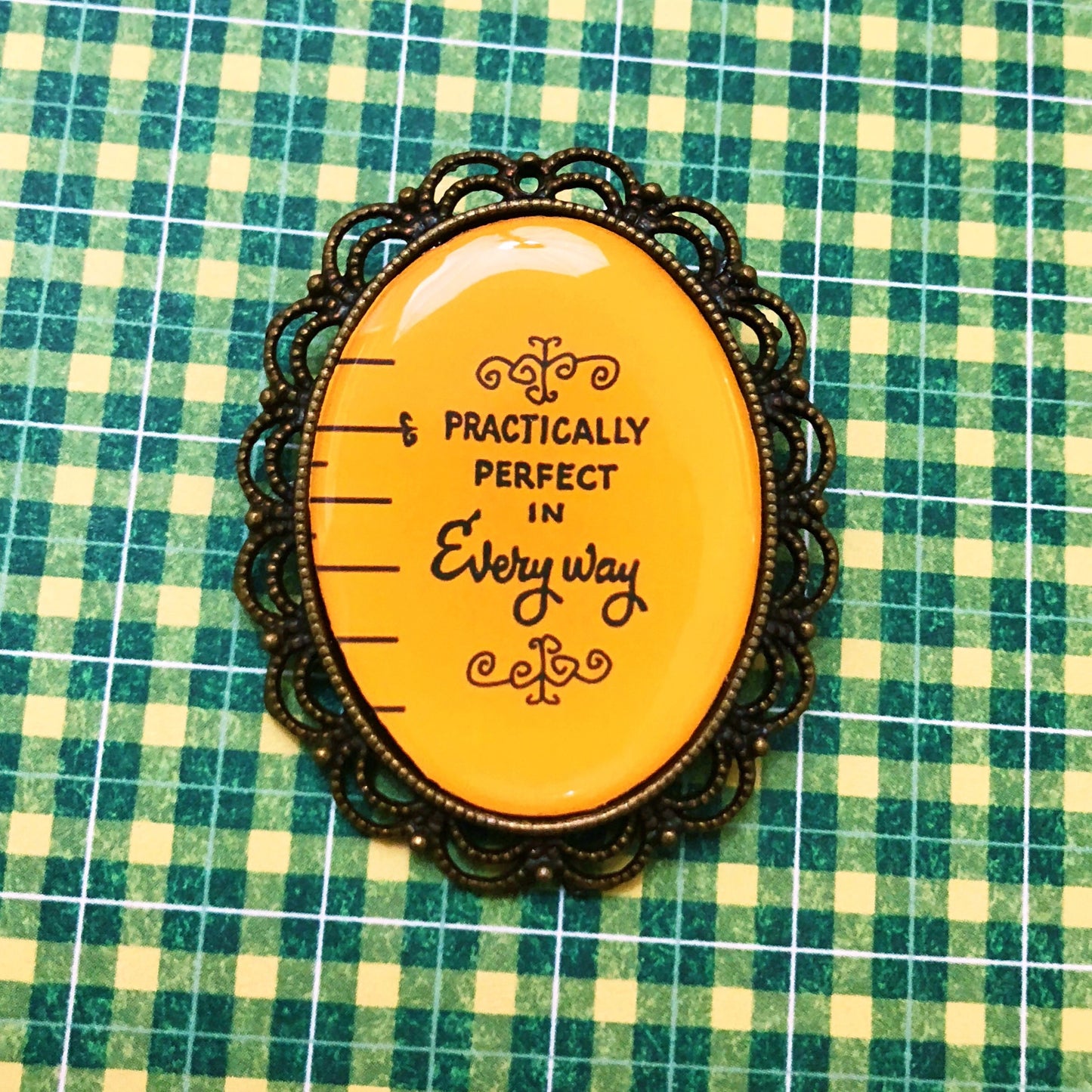 Practically Perfect Cameo Brooch