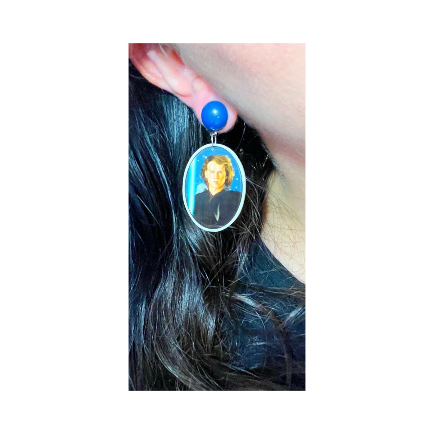 Anakin Acrylic Drop Earrings