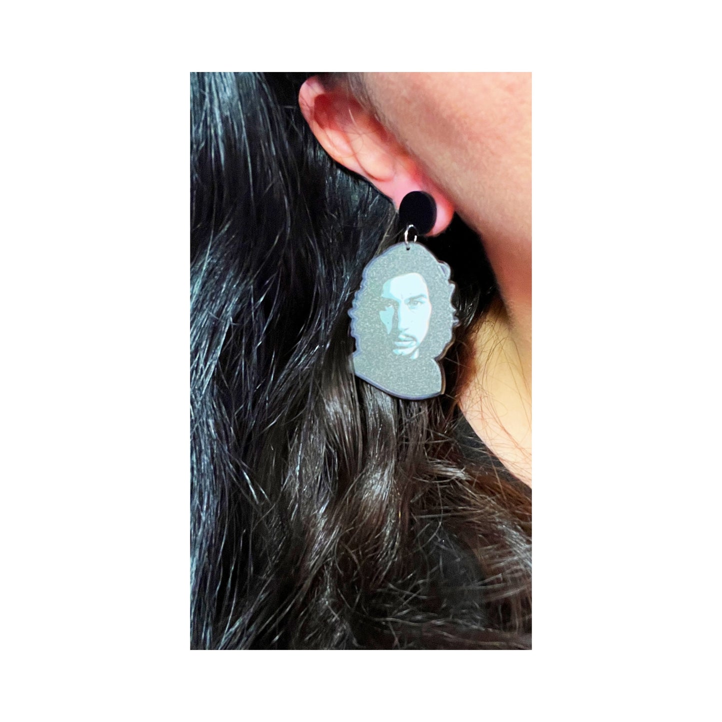 Ben Solo Acrylic Drop Earrings