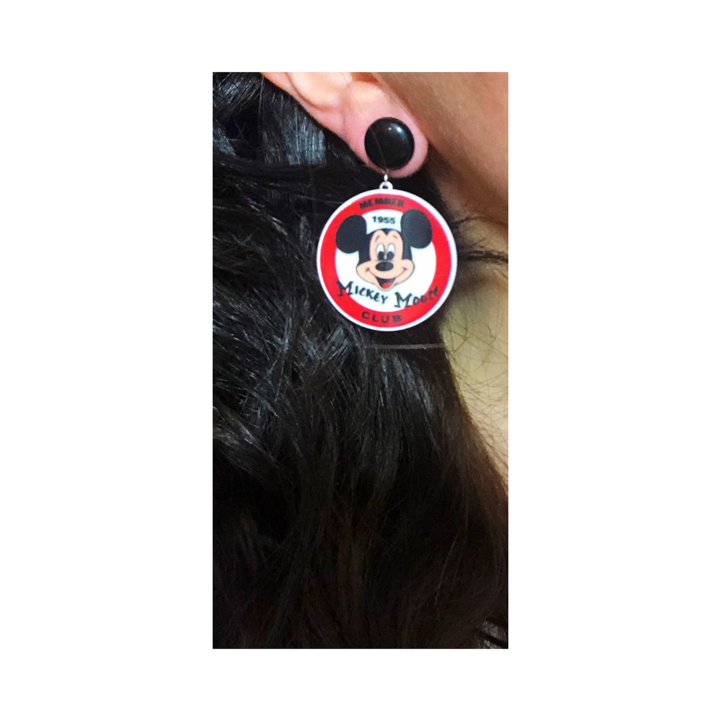 Mouse Club Drop Earrings