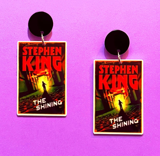 Shining Book Drop Earrings