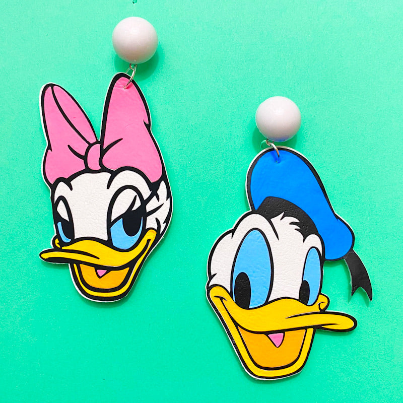 Donald & Daisy Drop Earrings