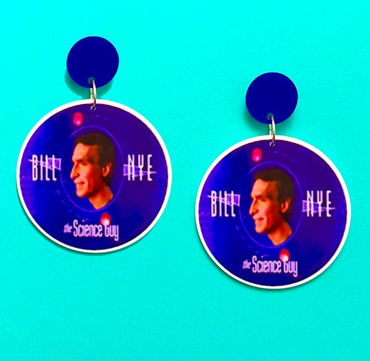 Bill Nye The Science Guy Drop Earrings