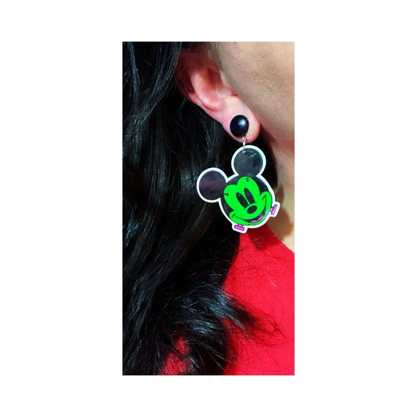 Franky Mouse Drop Earrings