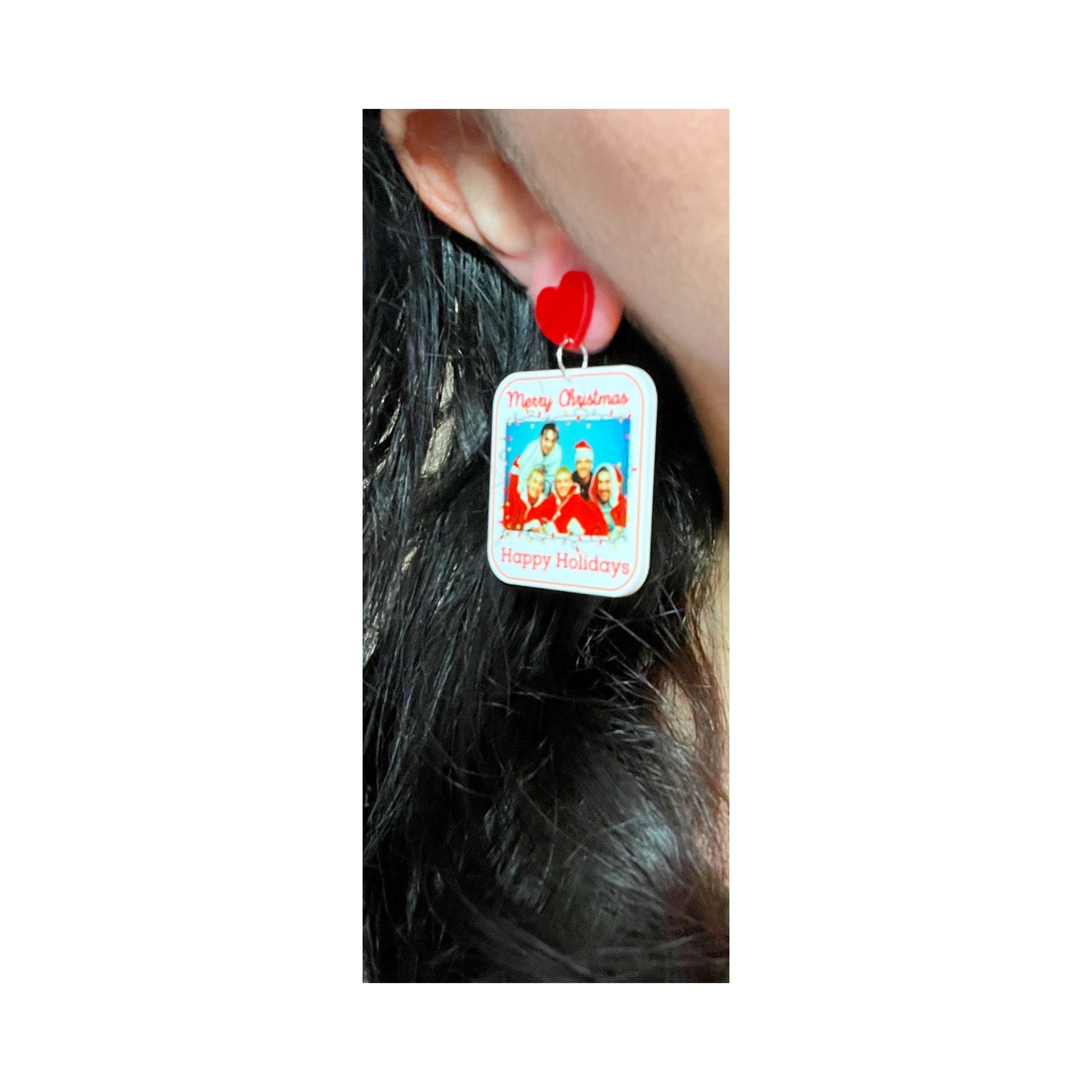 NSYNC Christmas Drop Earrings