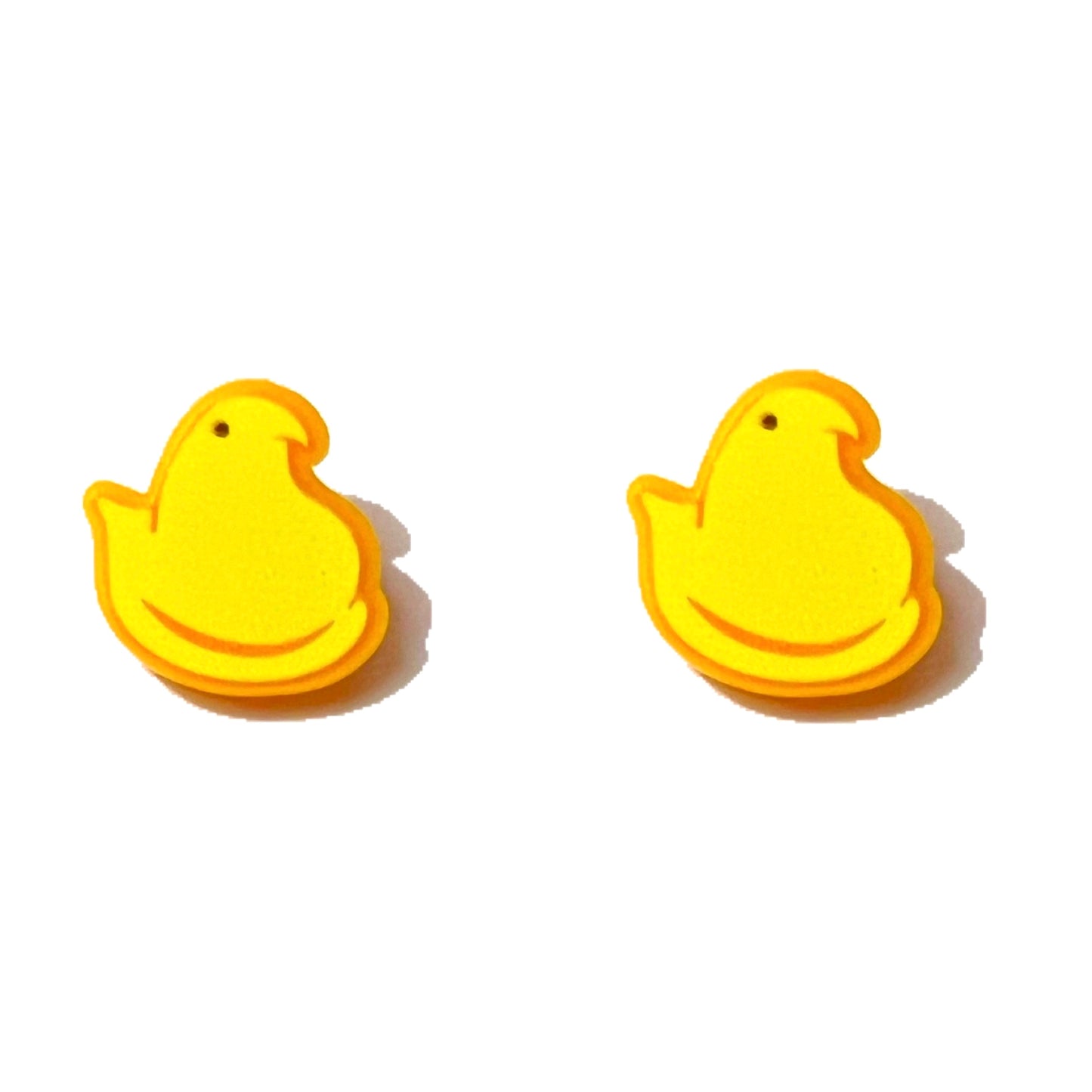Chick Peep Acrylic Post Earrings