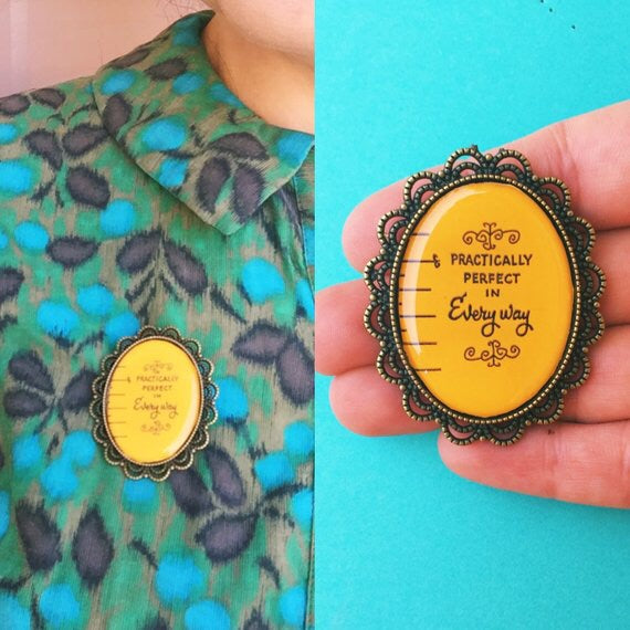Practically Perfect Cameo Brooch