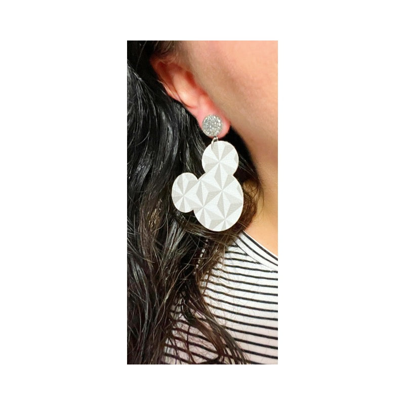 Geo Mouse Drop Earrings