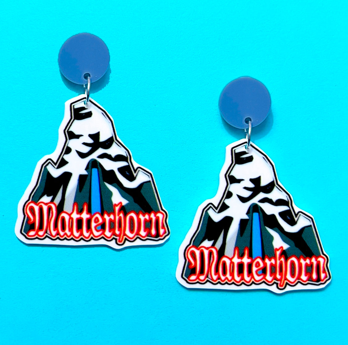 Matterhorn Acrylic Drop Earrings