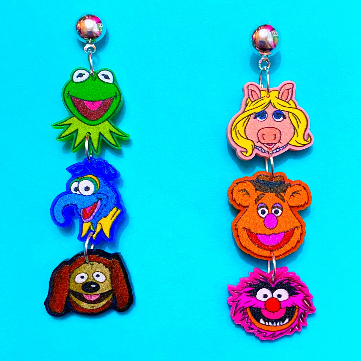 Muppet Pals Tiered Drop Earrings