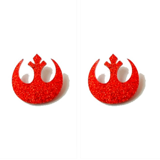 Sparkle Rebel Alliance Inspired Post Earrings