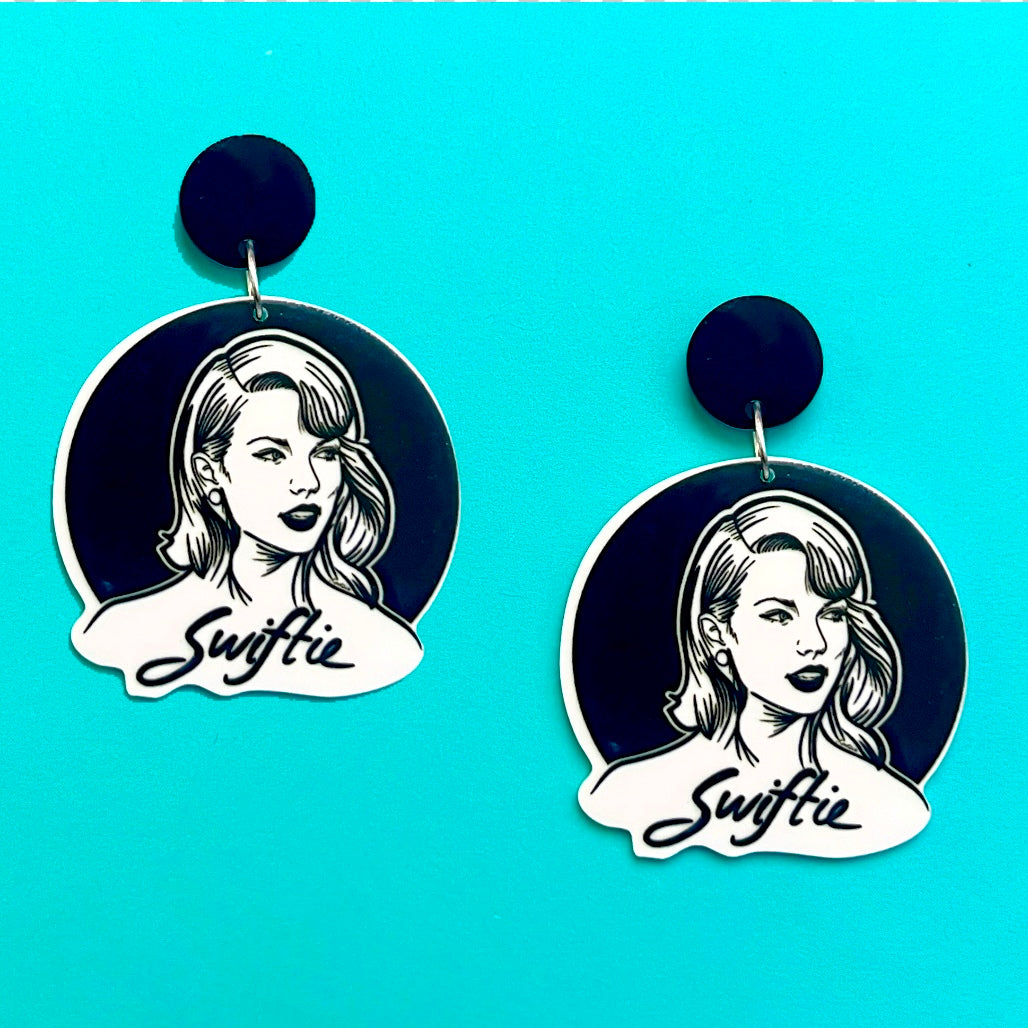 Swiftie Acrylic Drop Earrings