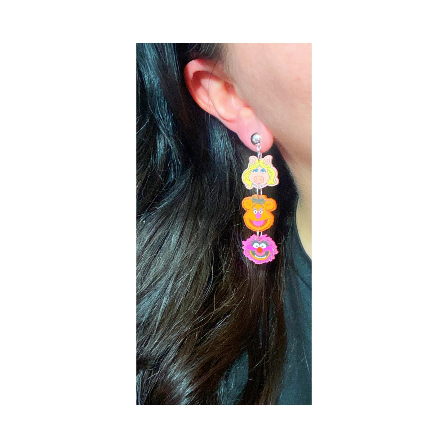 Muppet Pals Tiered Drop Earrings