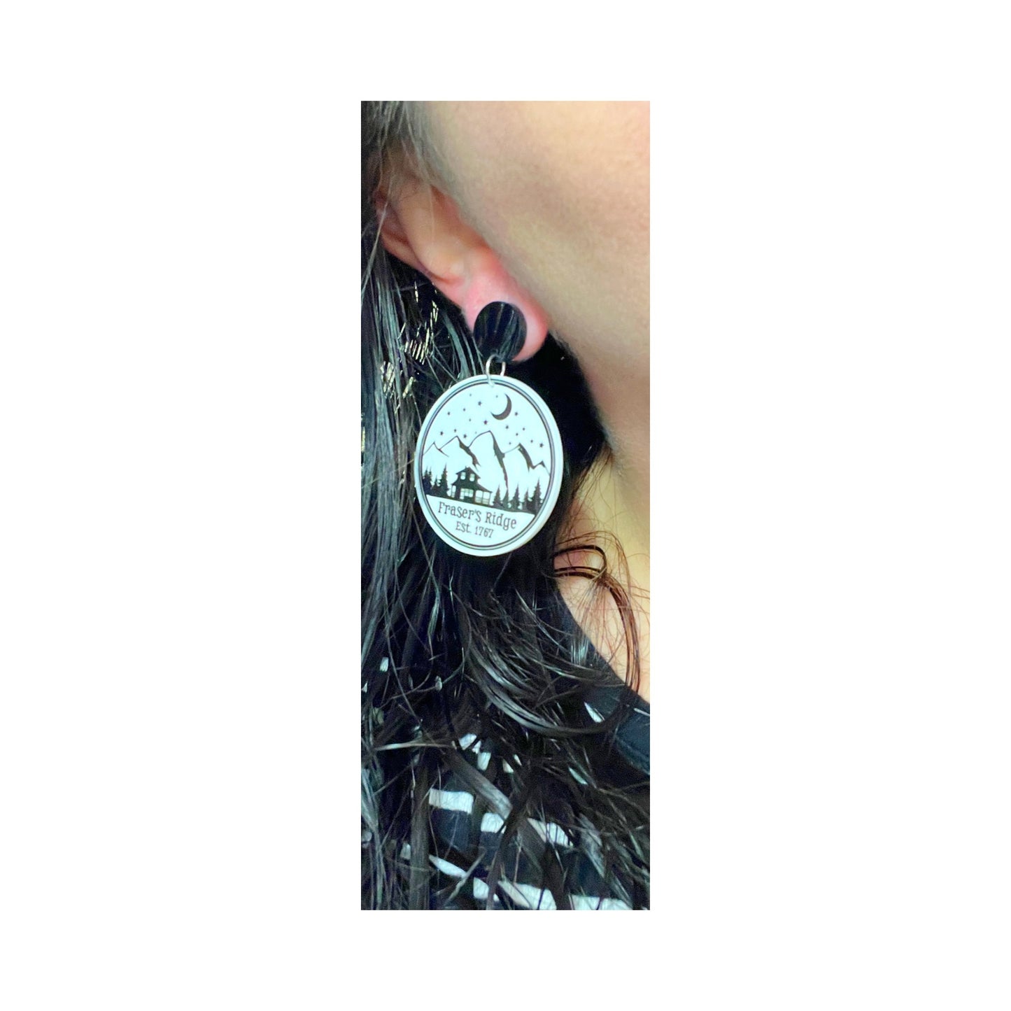 Fraser’s Ridge Outlander Acrylic Drop Earrings