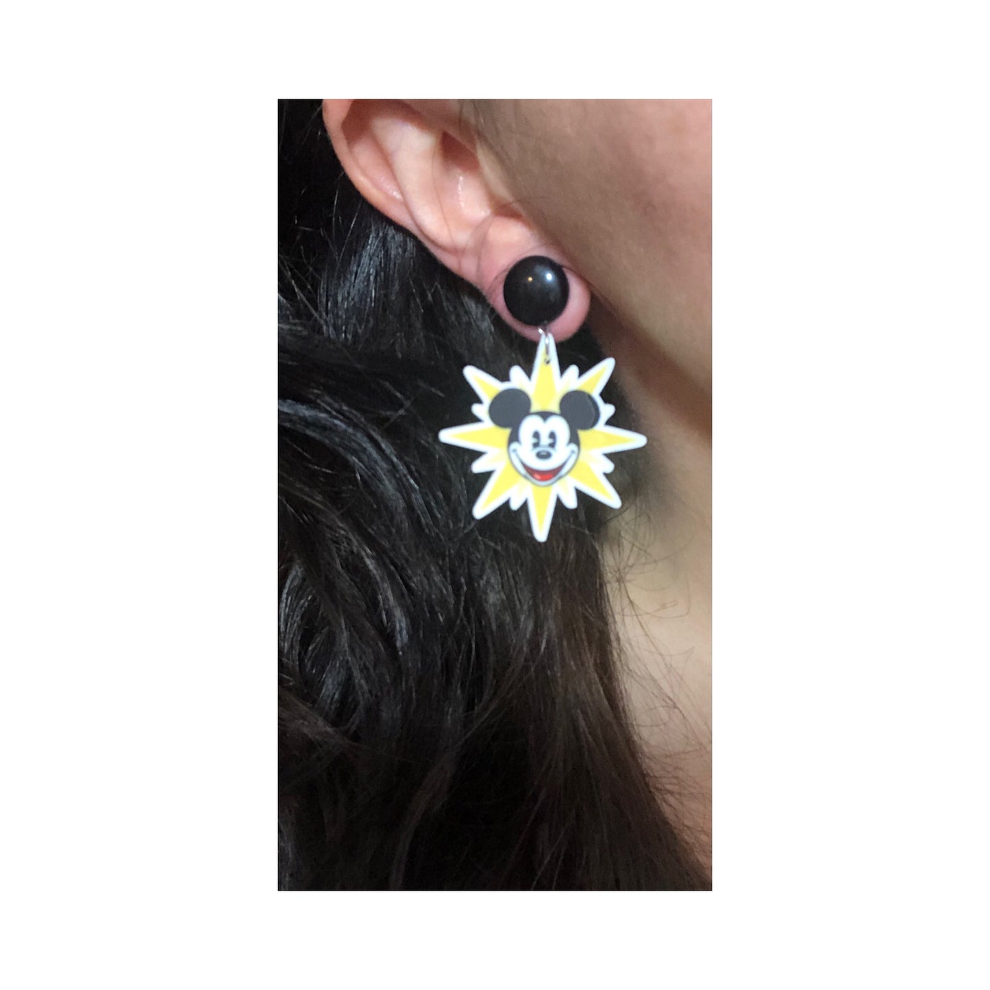 Mouse Funwheel Drop Earrings